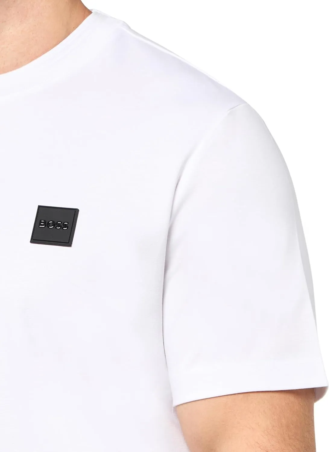 BOSS Men's Big Logo Chain Cotton T-Shirt
