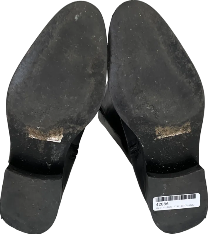 Dune Taylyn - Black Riding Boots With Signature Buckle Detail UK 5 EU 38 👠