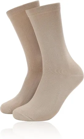 Men's Dress Socks Combed Cotton Anti Odor Quick Dry Moisture Wikcing Size 8-13 Crew Socks