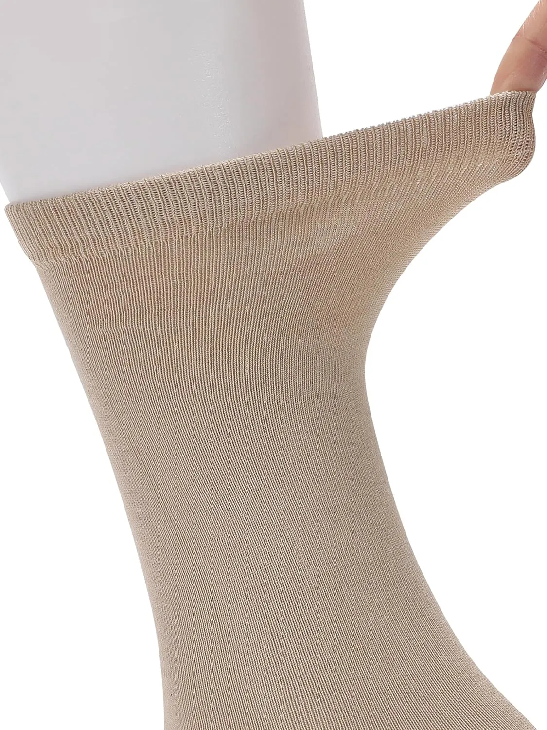 Men's Dress Socks Combed Cotton Anti Odor Quick Dry Moisture Wikcing Size 8-13 Crew Socks