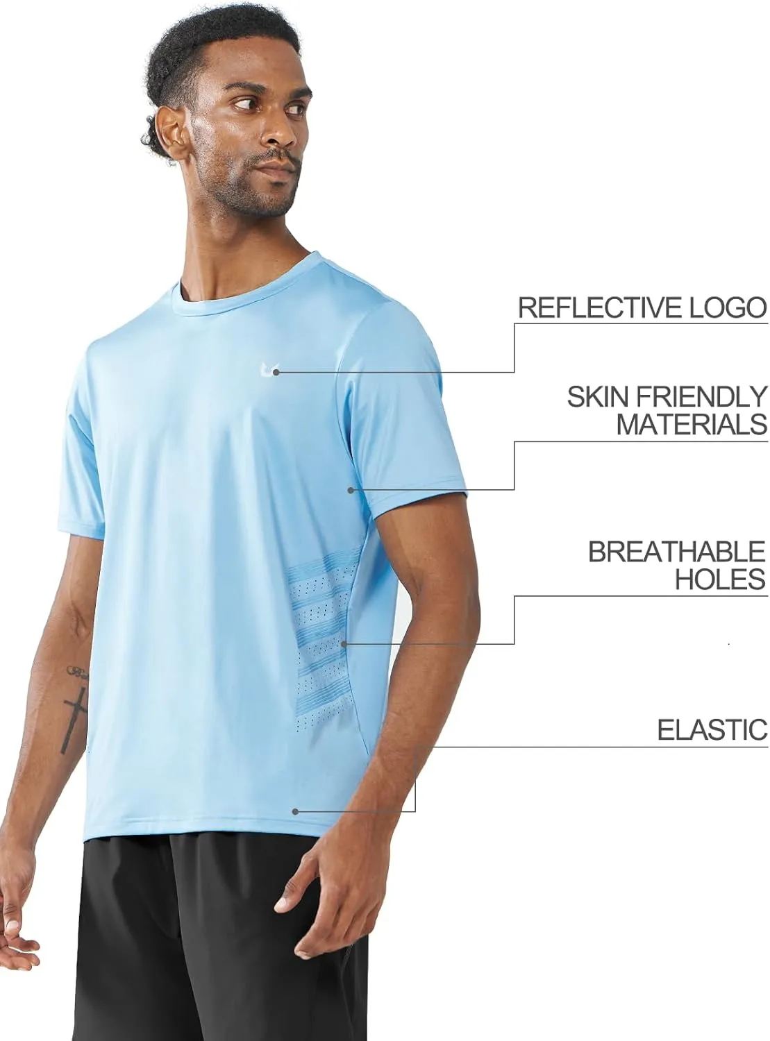 NORTHYARD Breathable 2.0? Men's Athletic Workout T-Shirt