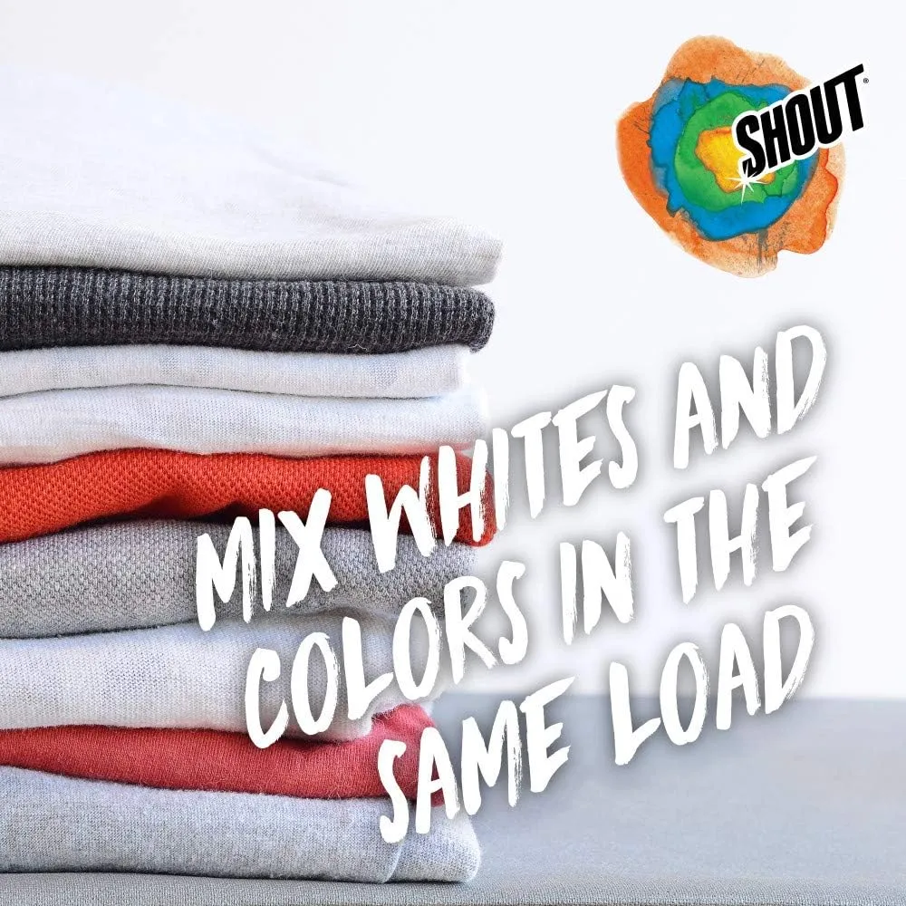 Shout Color Catchers for Laundry, Allow Mixed Washes, Prevents Color Runs and Maintains Original Clothing, 72 Count